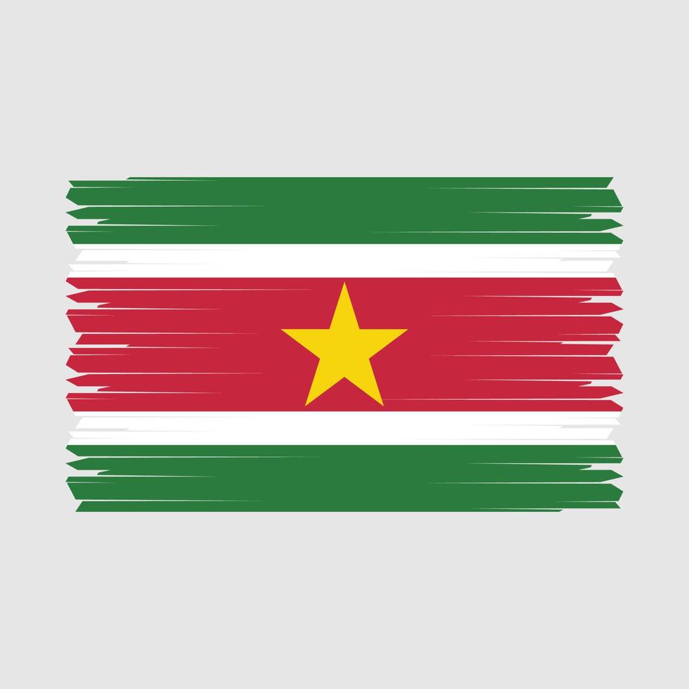 vector de bandera de surinam