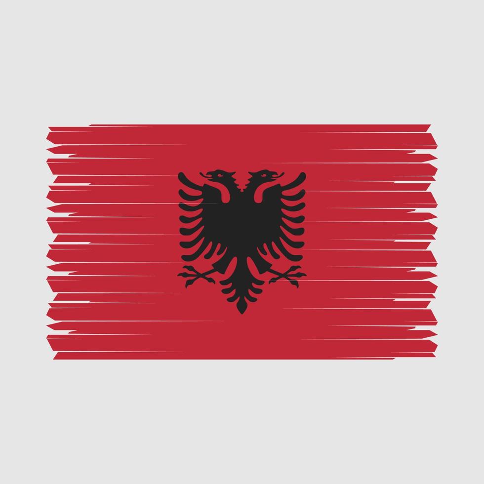 Albania Flag Vector