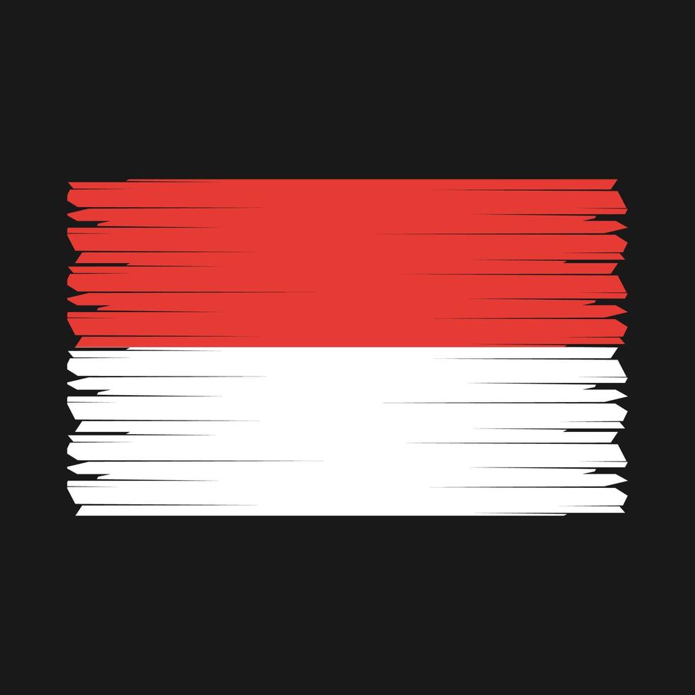 vector de bandera de indonesia