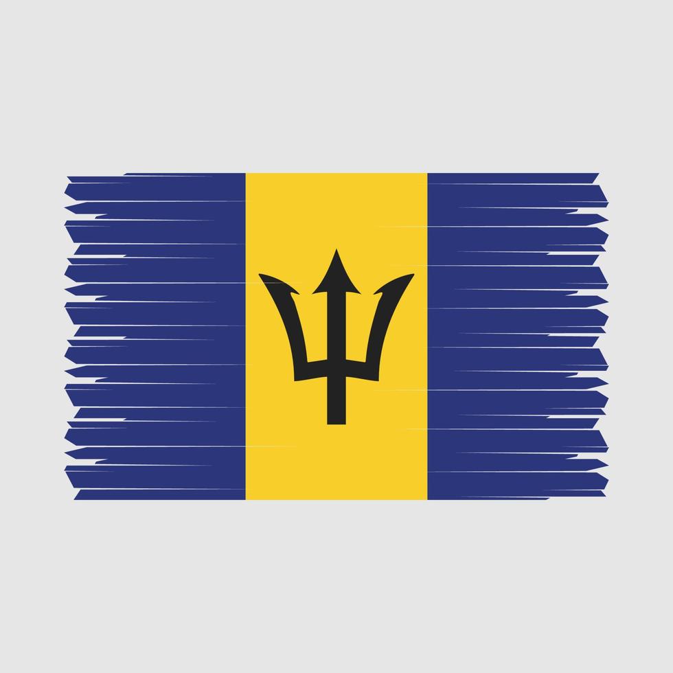 Barbados Flag Vector