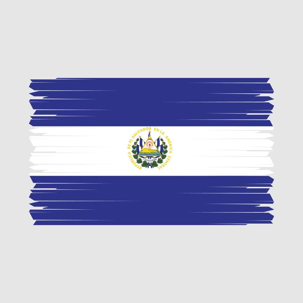 El Salvador Flag Vector