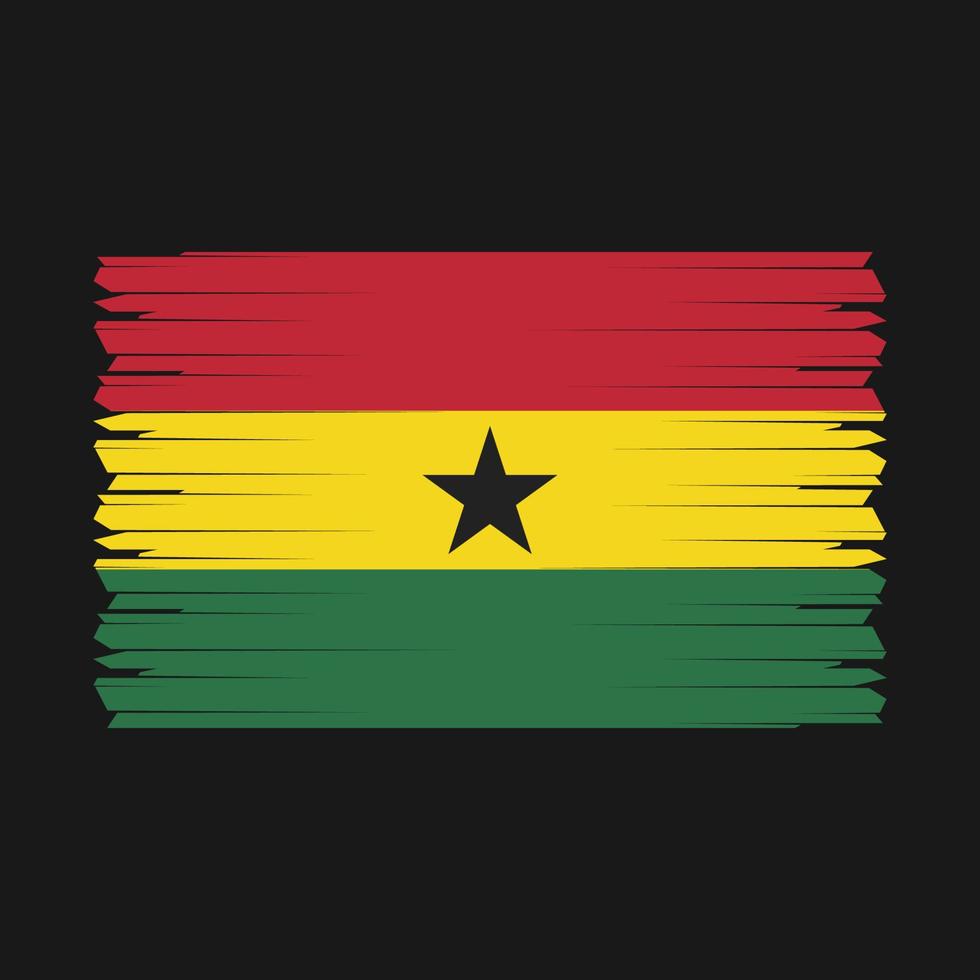 Ghana Flag Vector