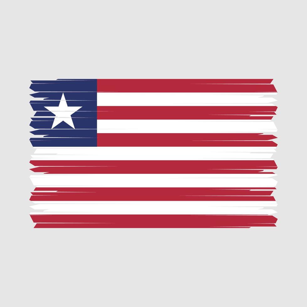 vector de bandera de liberia