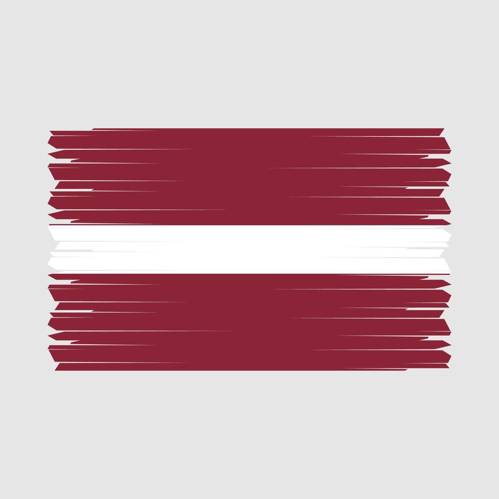 Latvia Flag Vector