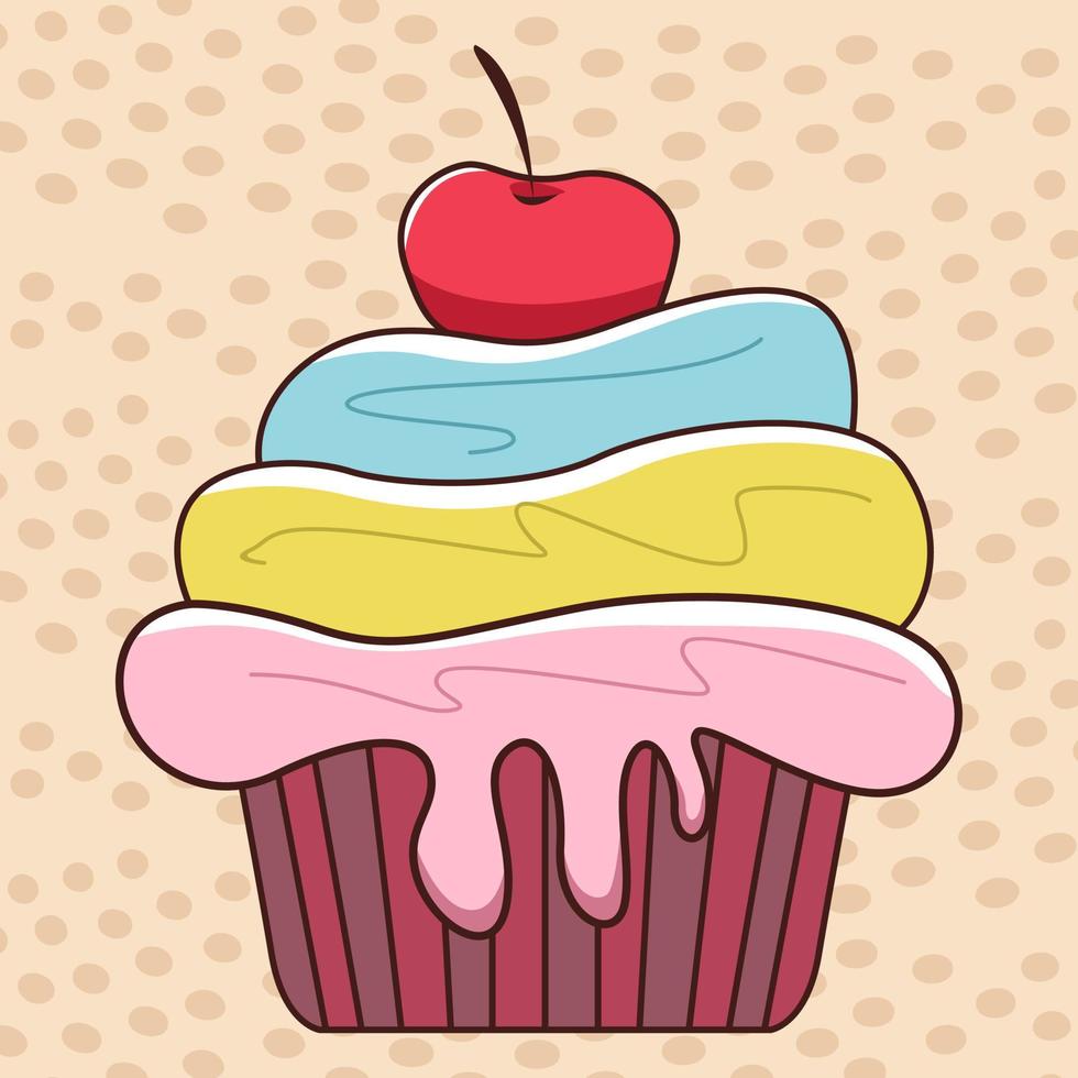 Ice Cream Vector flat Illustration
