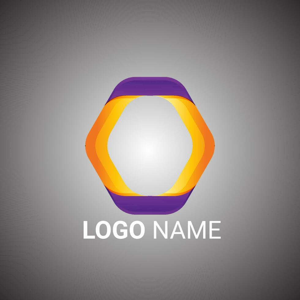 vector moderno logo diseño para multimedia y entretenimiento empresa