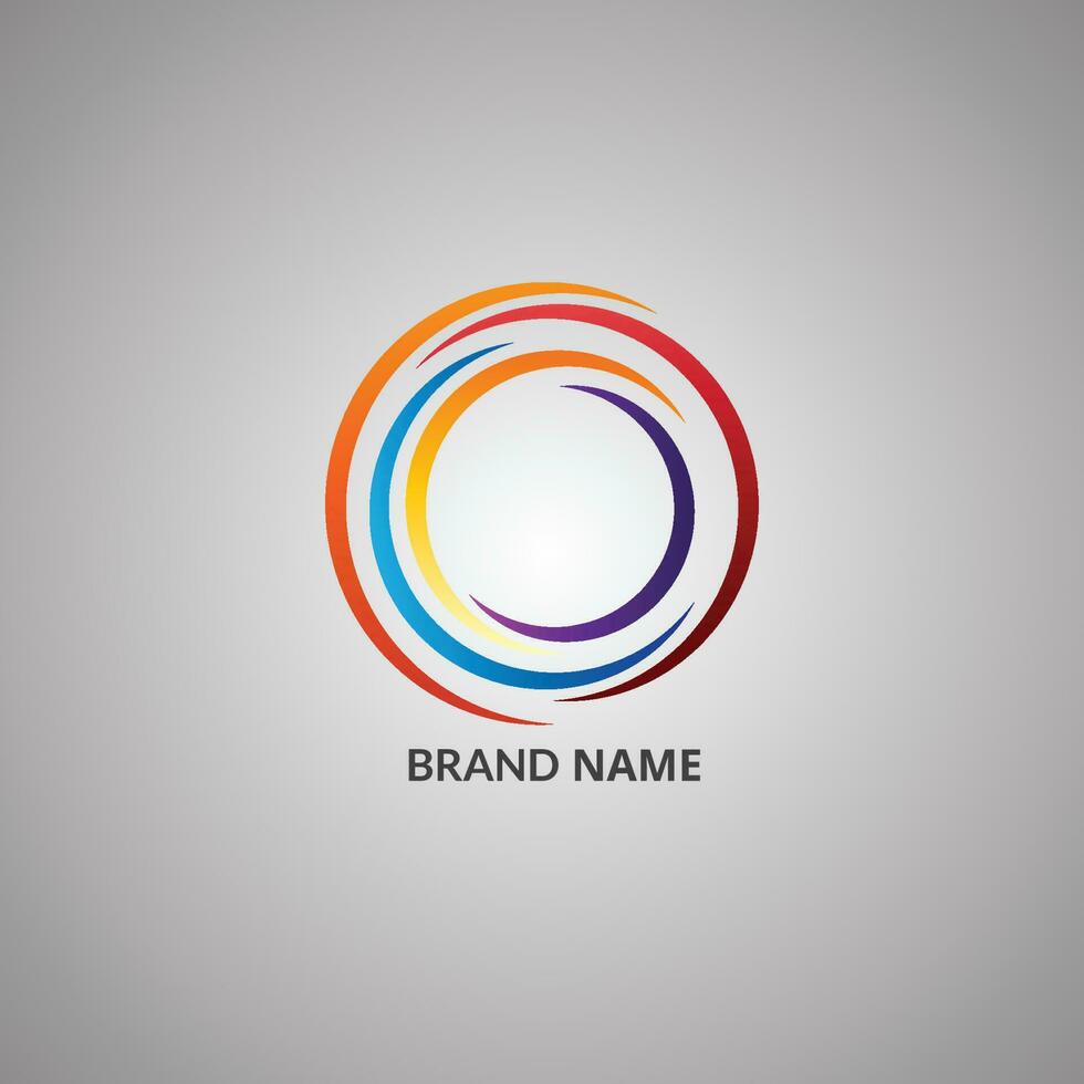 modern logo design vector for multimedia and entertainment company