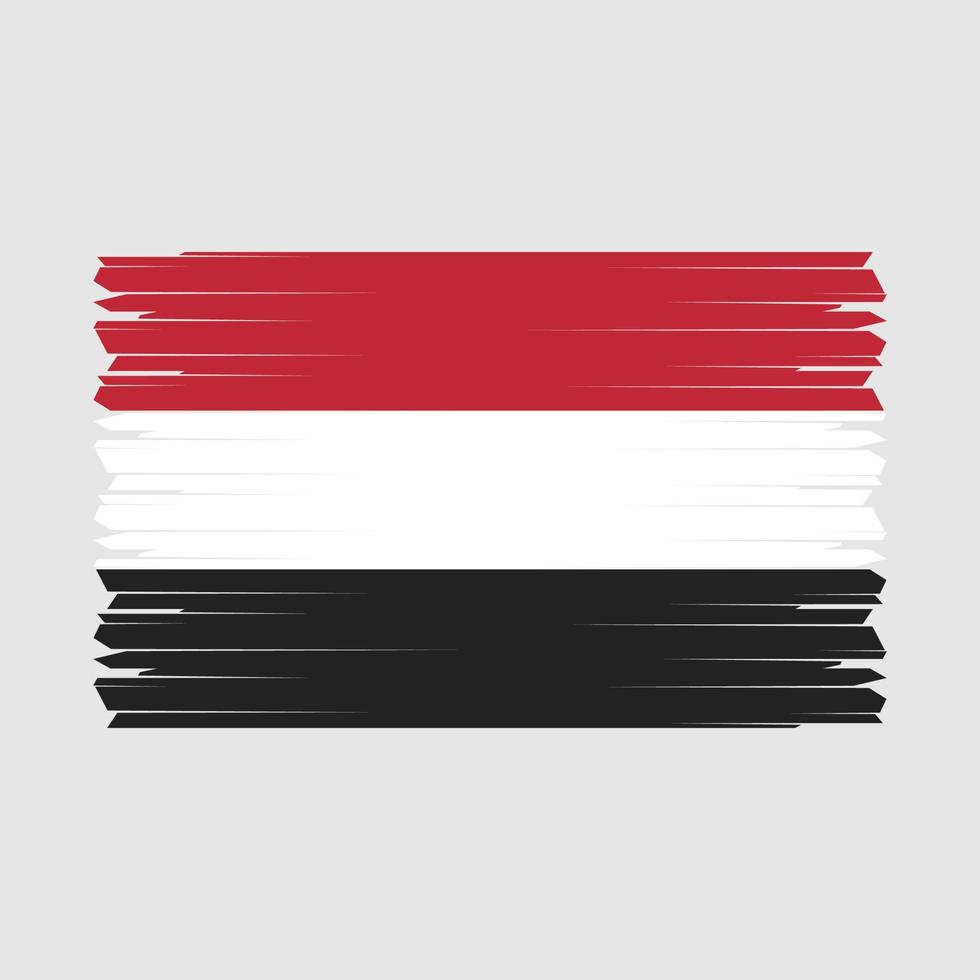 Yemen Flag Vector
