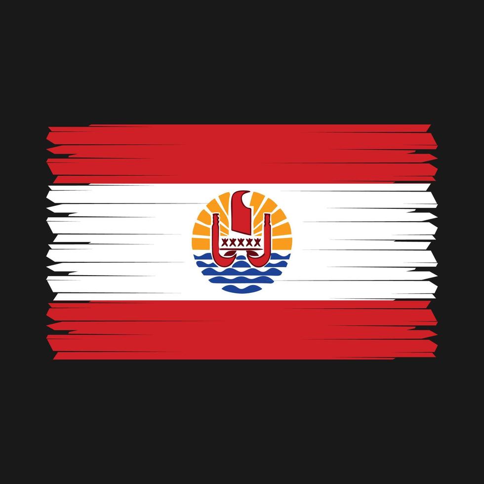 French Polynesia Flag Vector