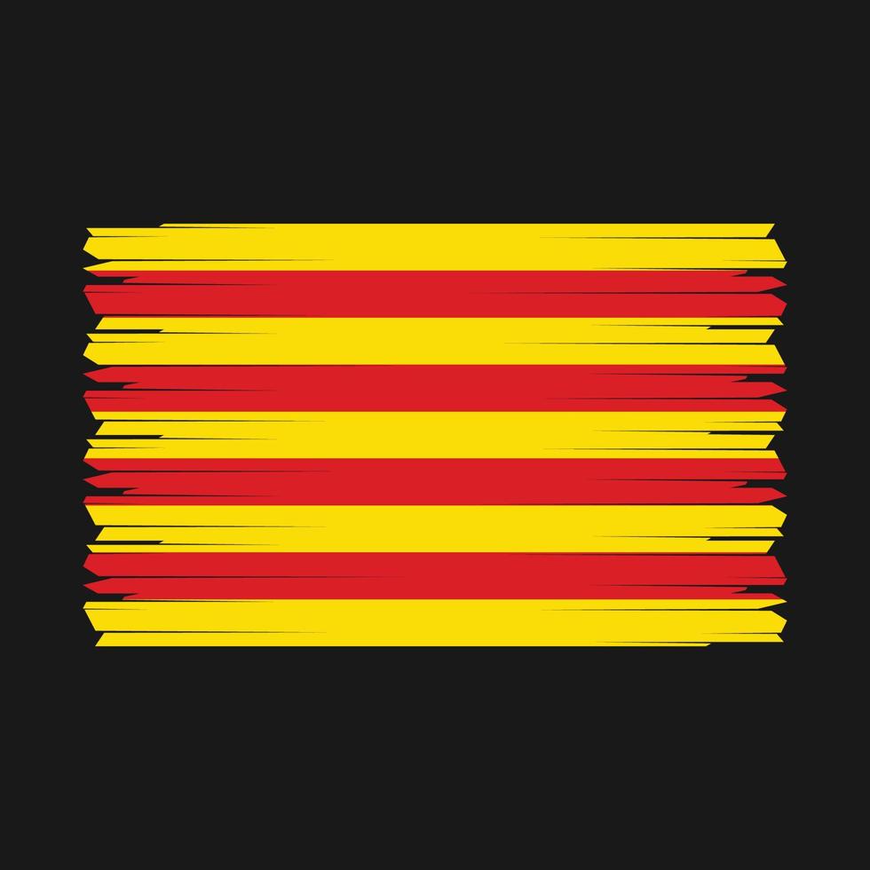 Catalonia Flag Vector