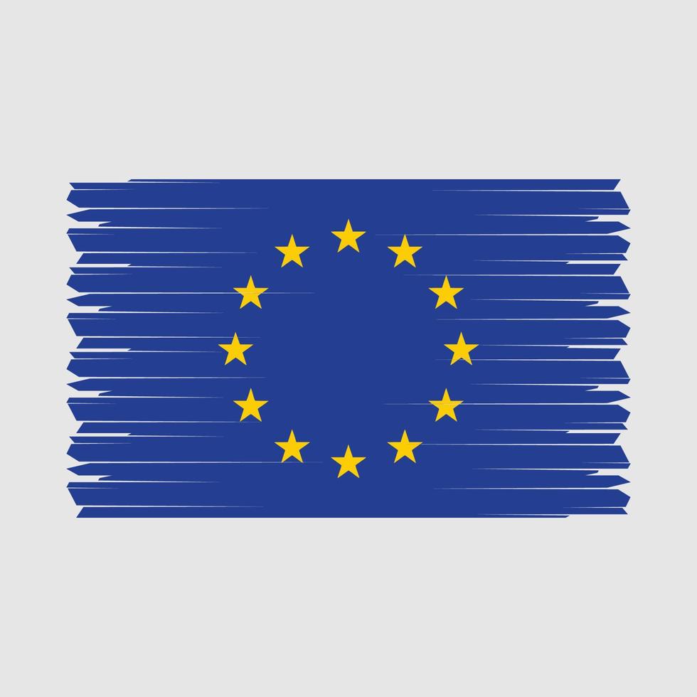 europeo bandera vector