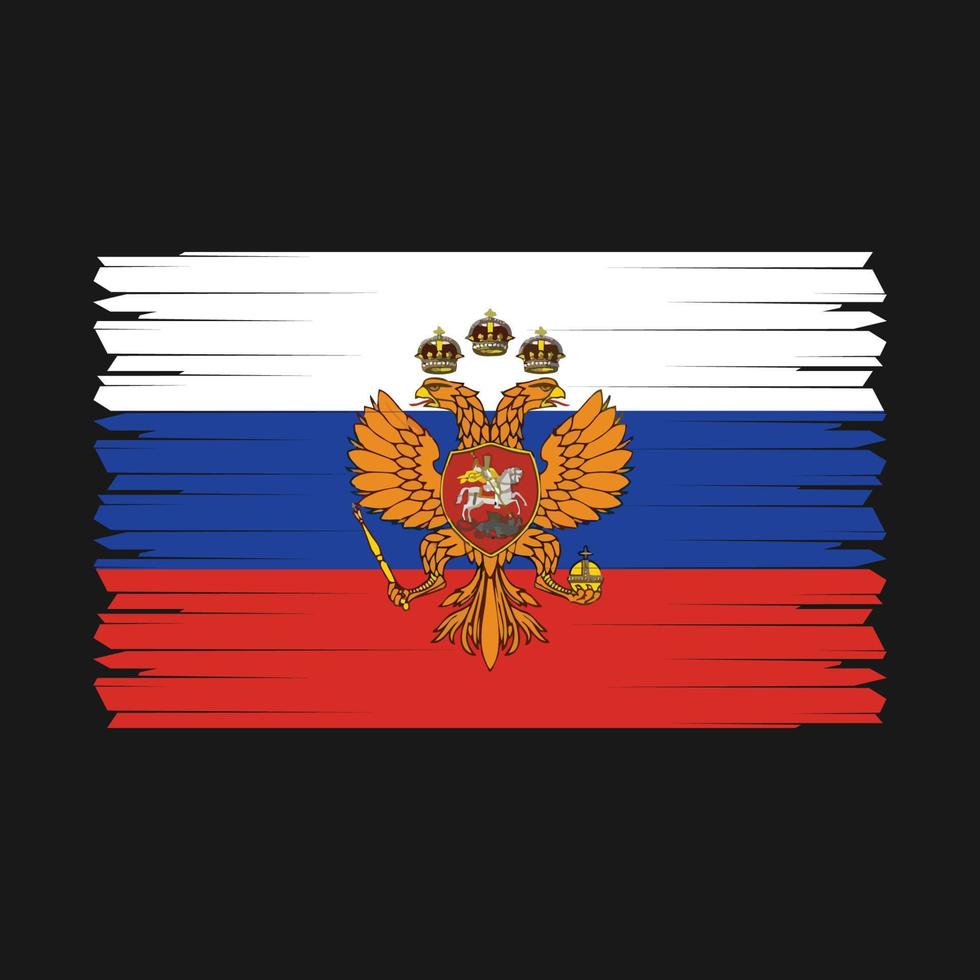 vector de bandera de rusia