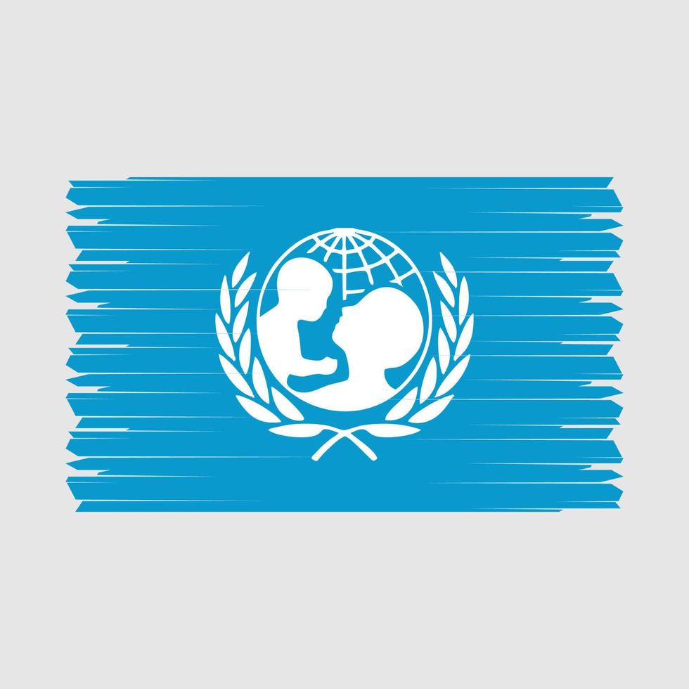 unicef bandera vector