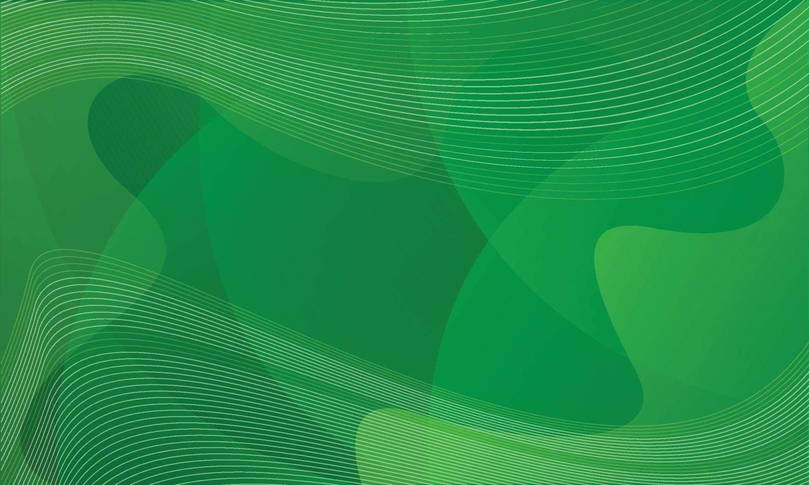 Green Gradient Lines Background Modern vector