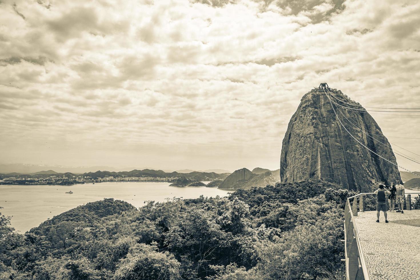 Urca Rio de Janeiro Brazil 2020 Sugarloaf mountain Pao de Acucar panorama Rio de Janeiro Brazil. photo