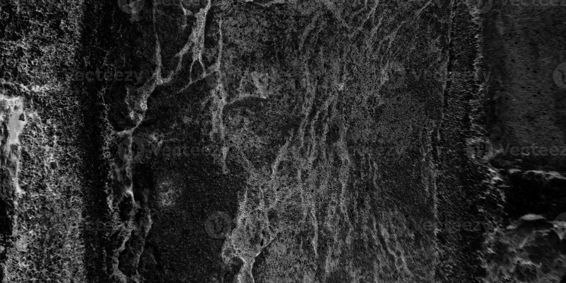 Black stone and wall texture. Dark cement, concrete grunge. Black brush