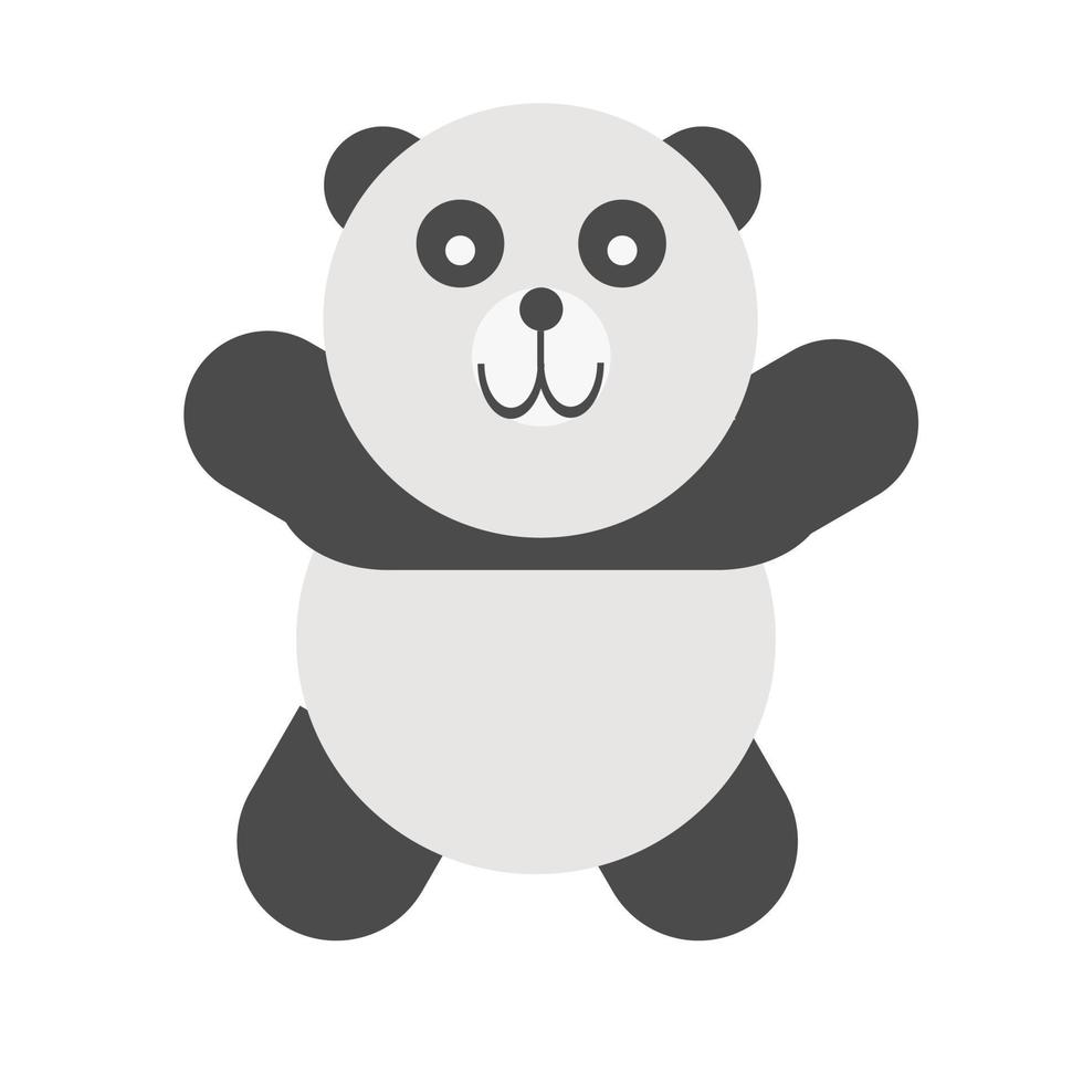 gigante panda vector icono