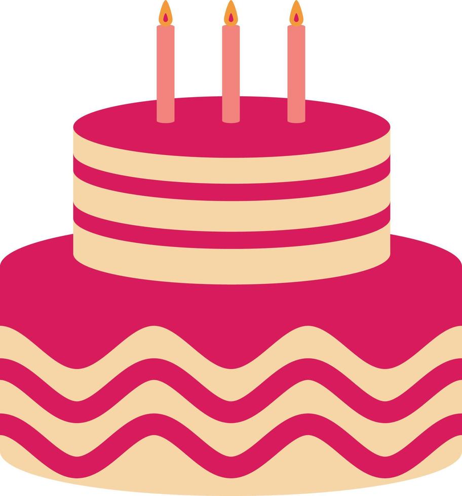 Birthday Cake Illustration vector