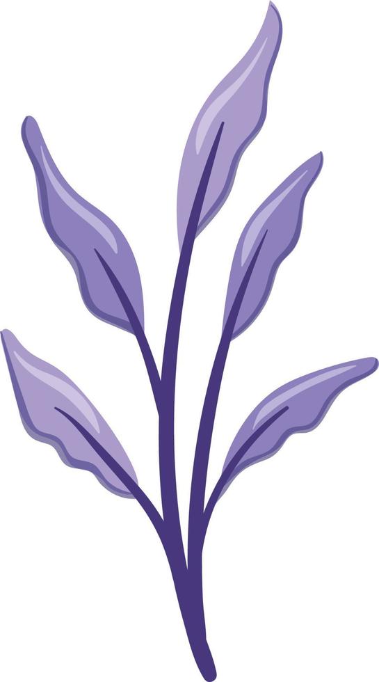 Watercolor Hand Drawn Leaves vector