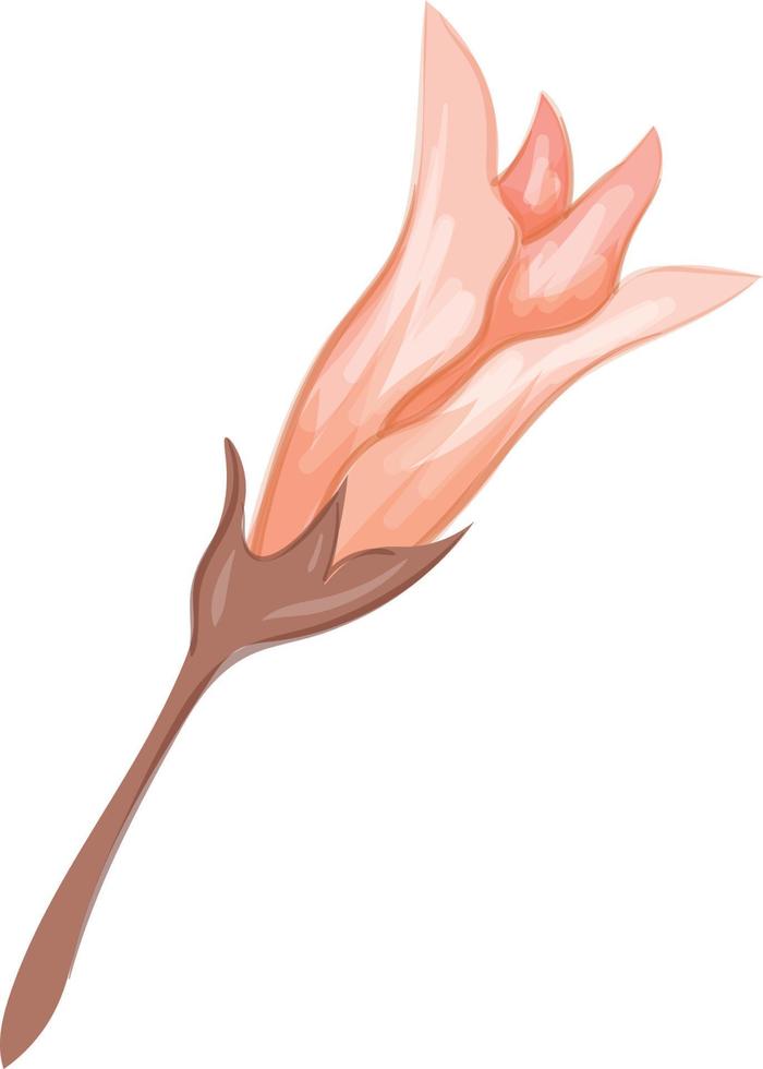 acuarela mano dibujado flores vector