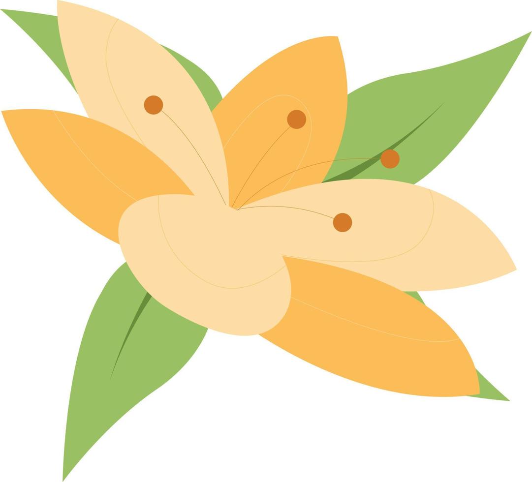 ilustración de flor simple vector