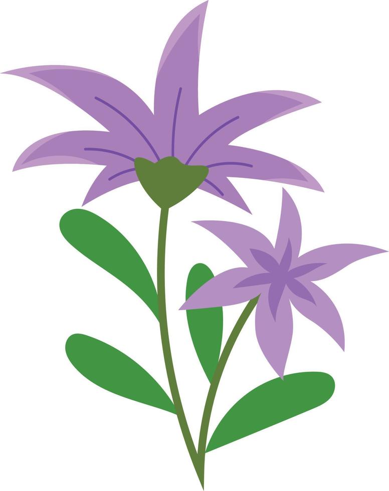 ilustración de flor simple vector