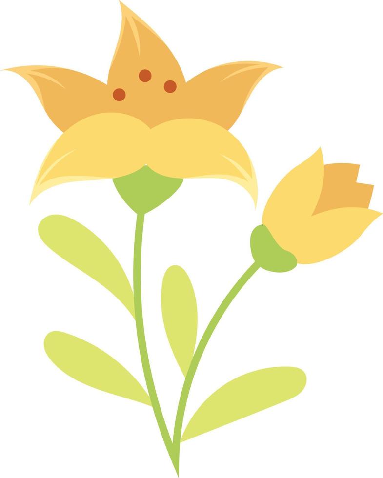 Simple Flower Illustration vector
