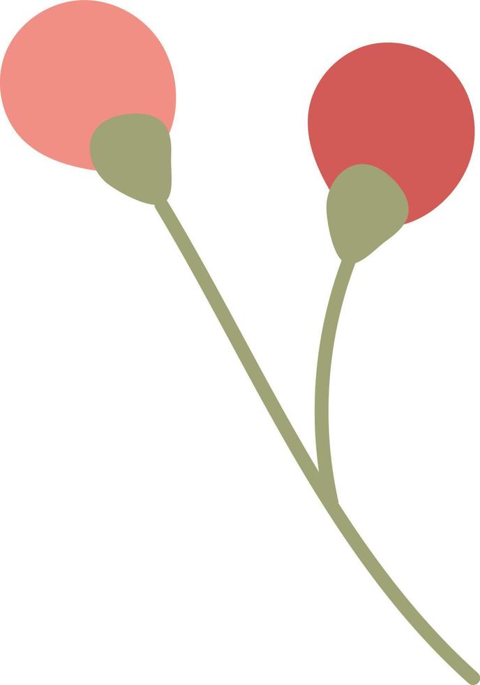 ilustración de flor simple vector