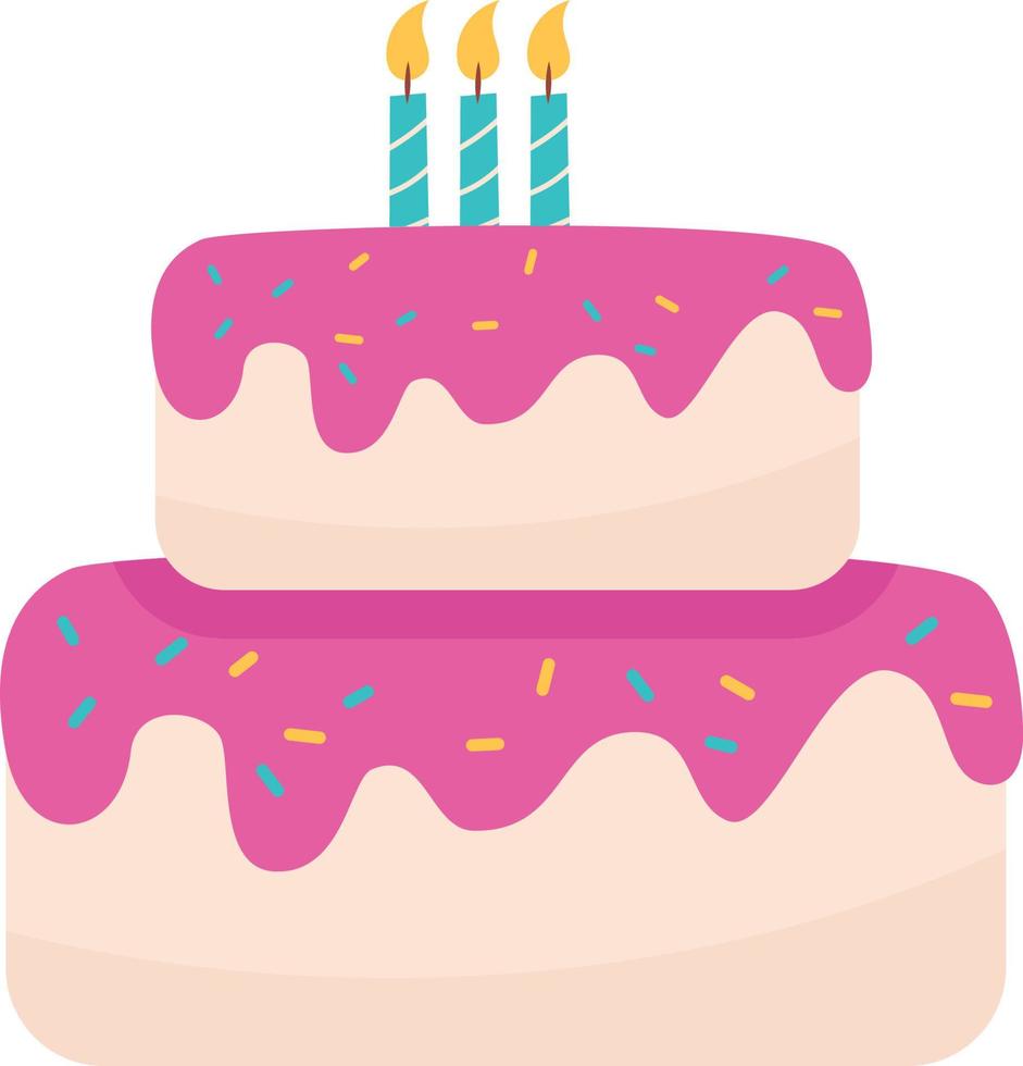 Birthday Cake Illustration vector