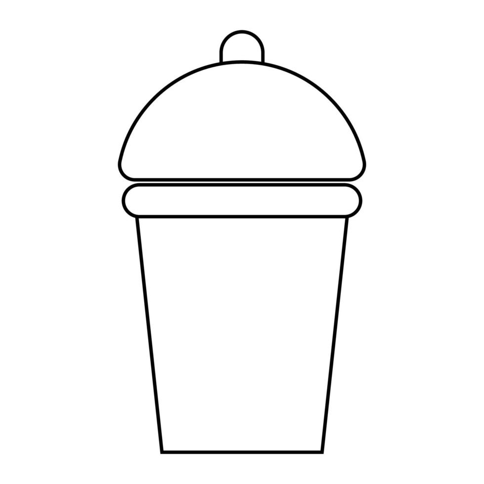 trash can icon illustration vector