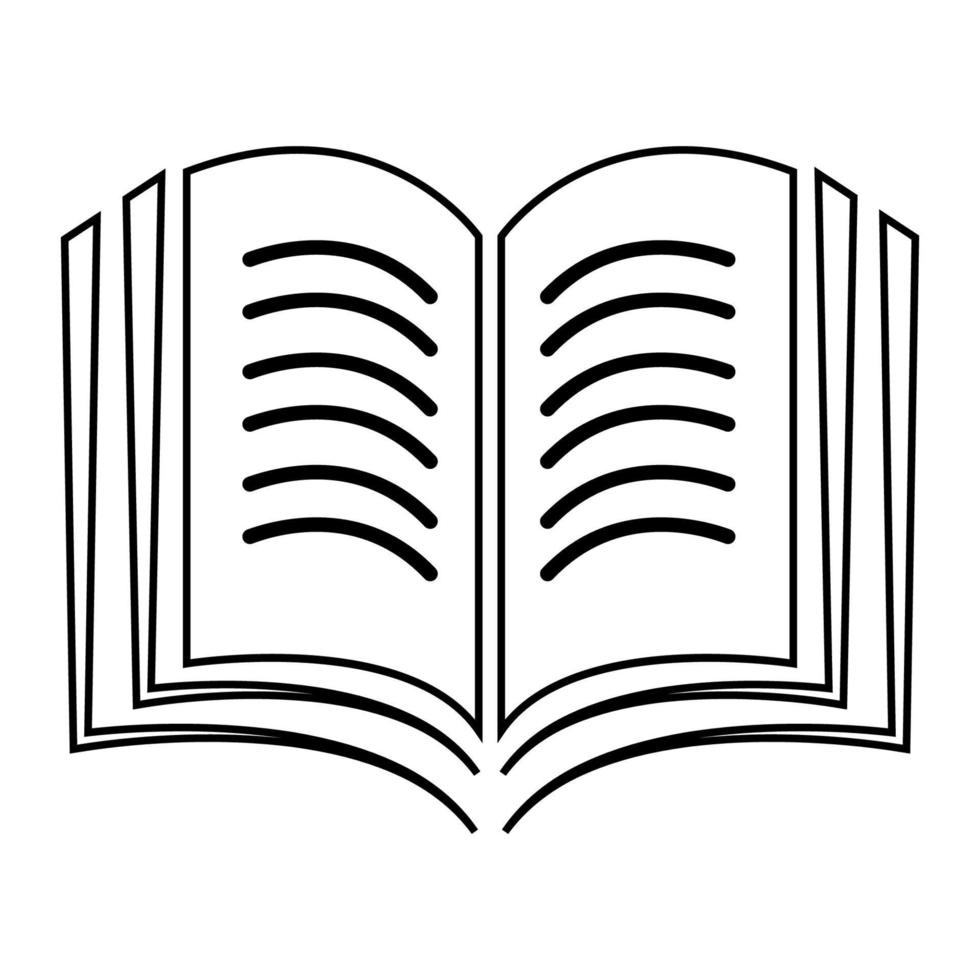 book logo illustration vector