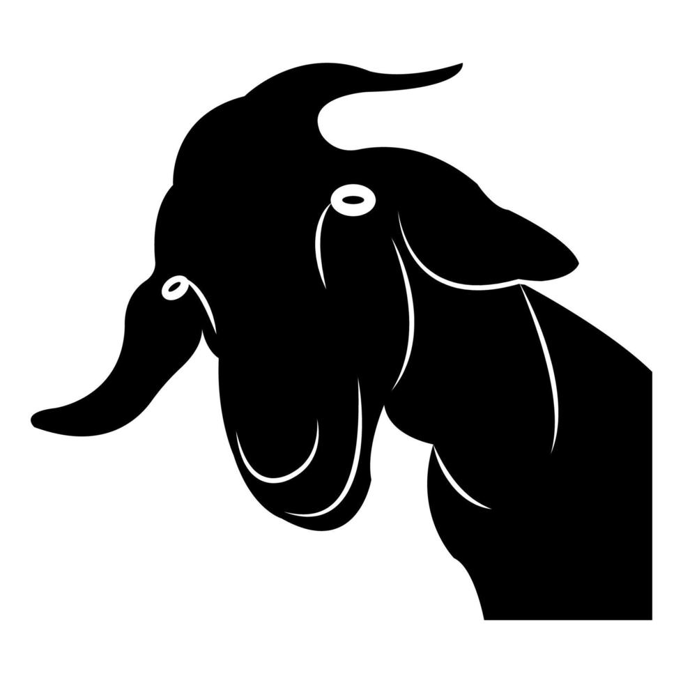 cabra icono ilustración vector