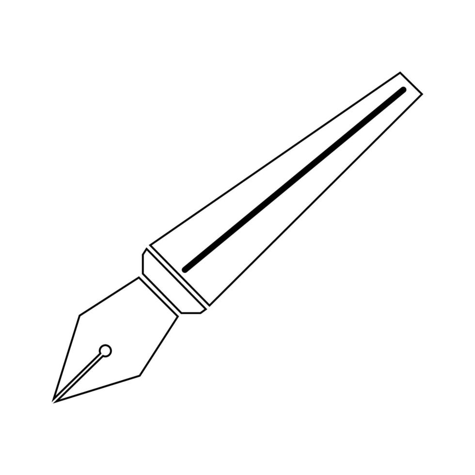 bolígrafo icono ilustración vector