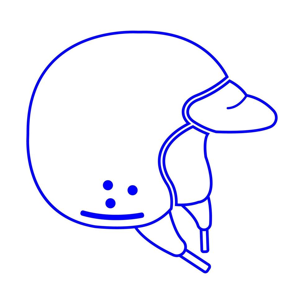 casco icono ilustración vector