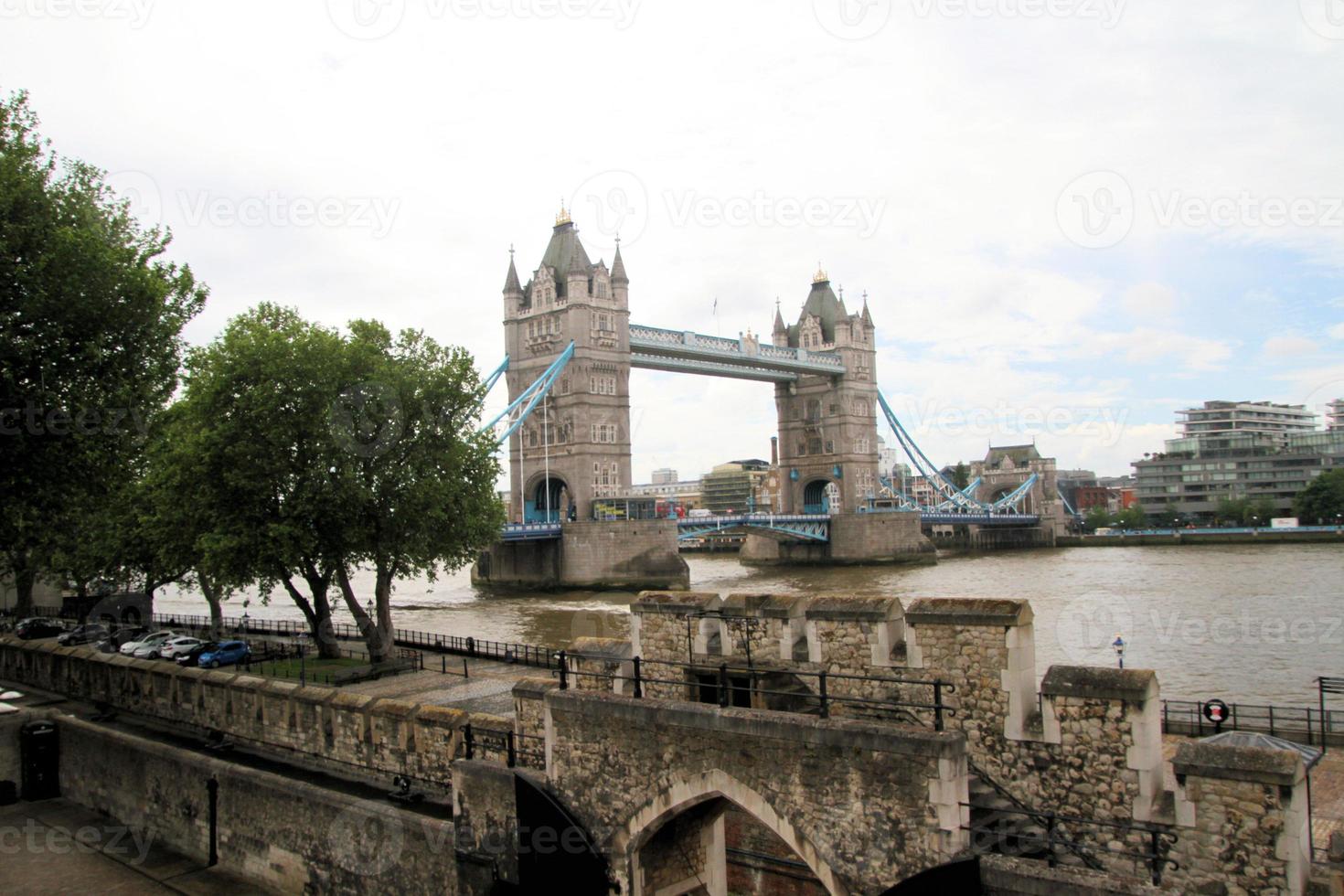 A view of Tower Bridge in London photo