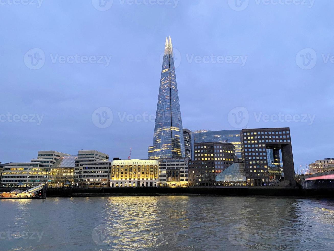 A view of the River Thames in London photo
