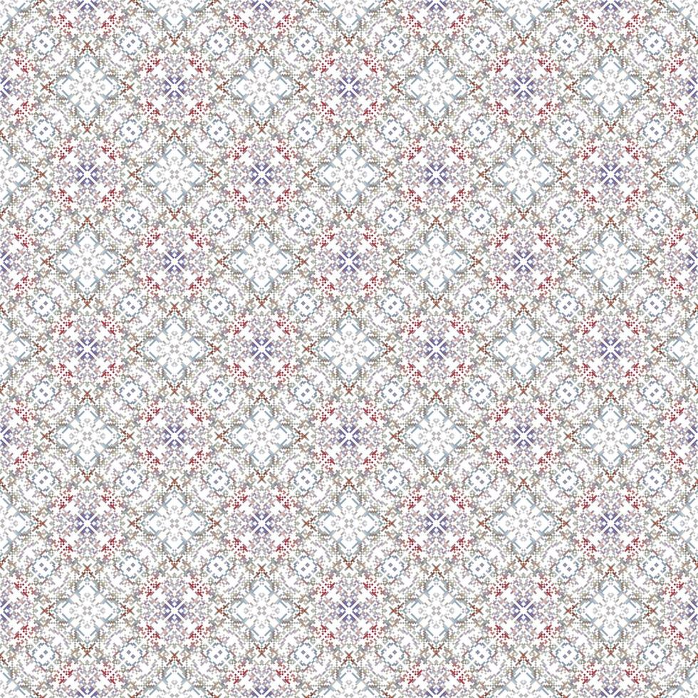 Decorative background made of small squares. The rich decoration of abstract patterns for construction of fabric or paper. vector