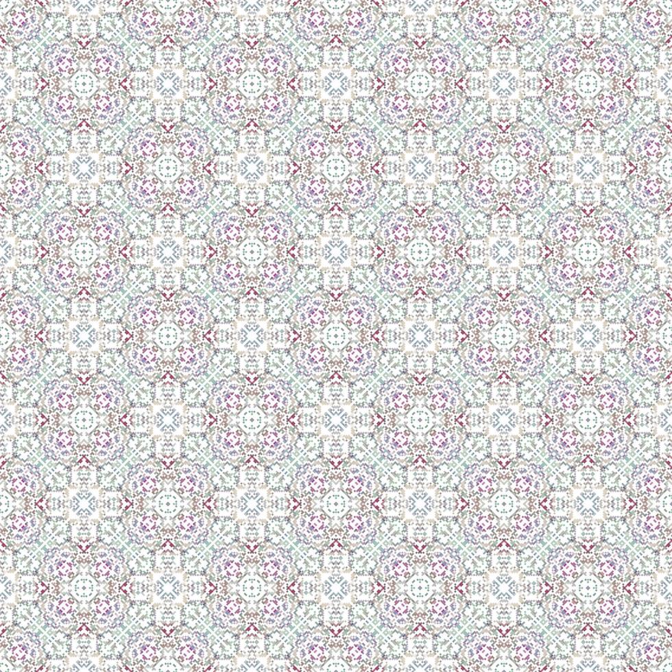 Decorative background made of small squares. The rich decoration of abstract patterns for construction of fabric or paper. vector