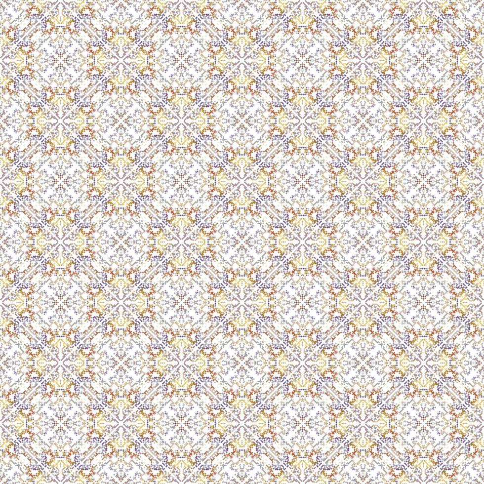 Decorative background made of small squares. The rich decoration of abstract patterns for construction of fabric or paper. vector