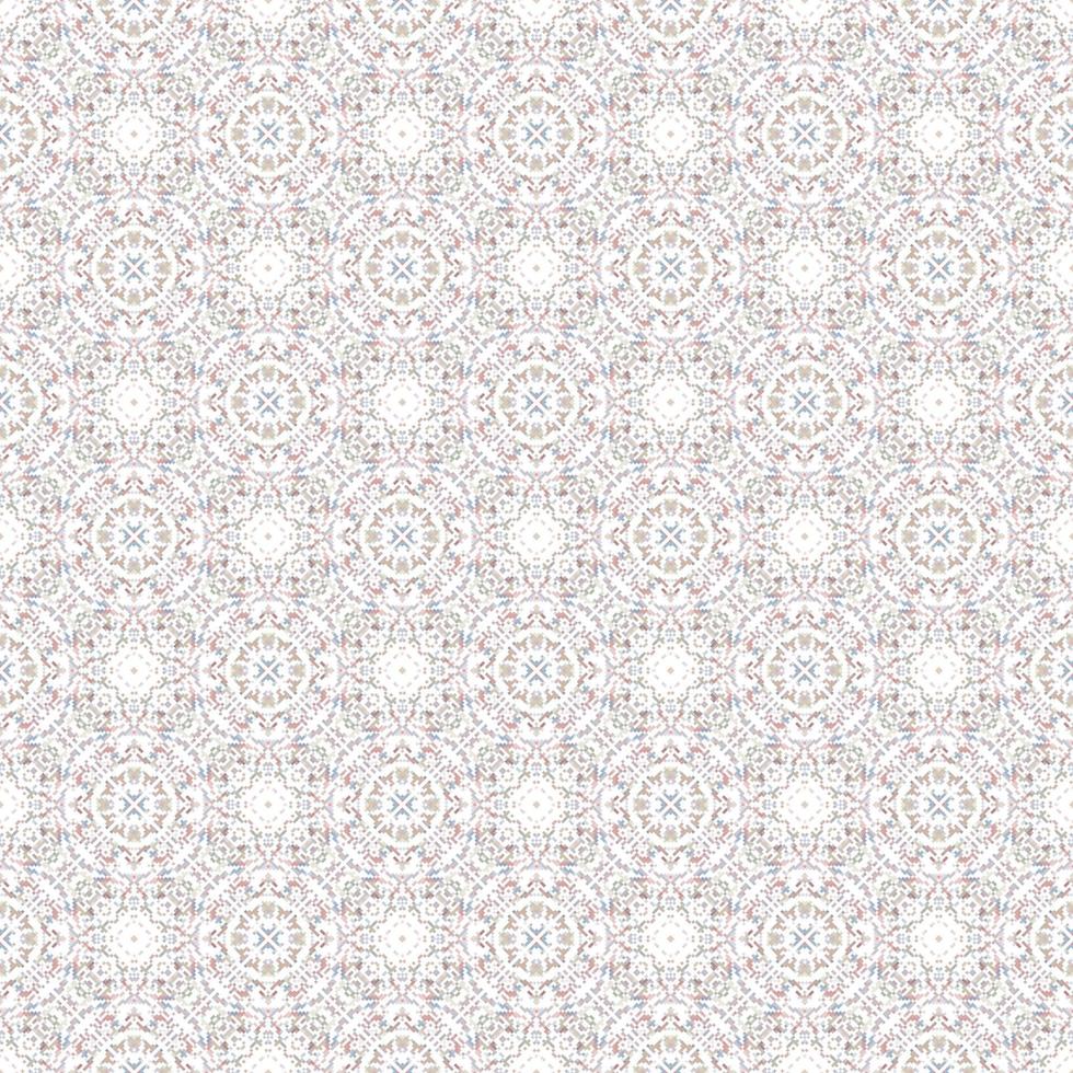 Decorative background made of small squares. The rich decoration of abstract patterns for construction of fabric or paper. vector