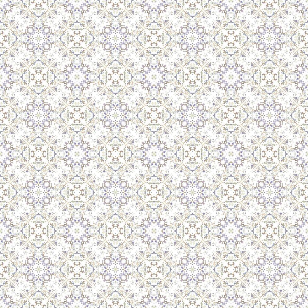 Decorative background made of small squares. The rich decoration of abstract patterns for construction of fabric or paper. vector