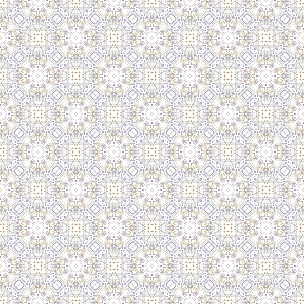 Decorative background made of small squares. The rich decoration of abstract patterns for construction of fabric or paper. vector