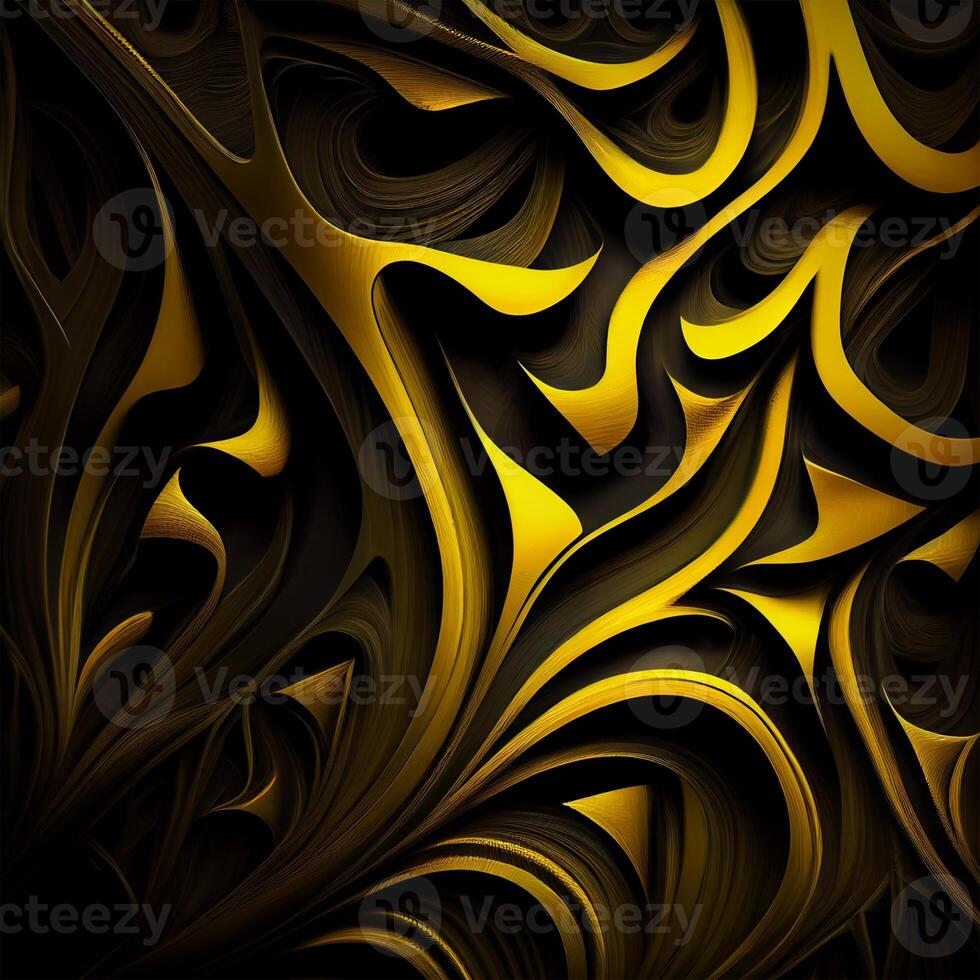 Old texture patterns black and yellow background - image photo