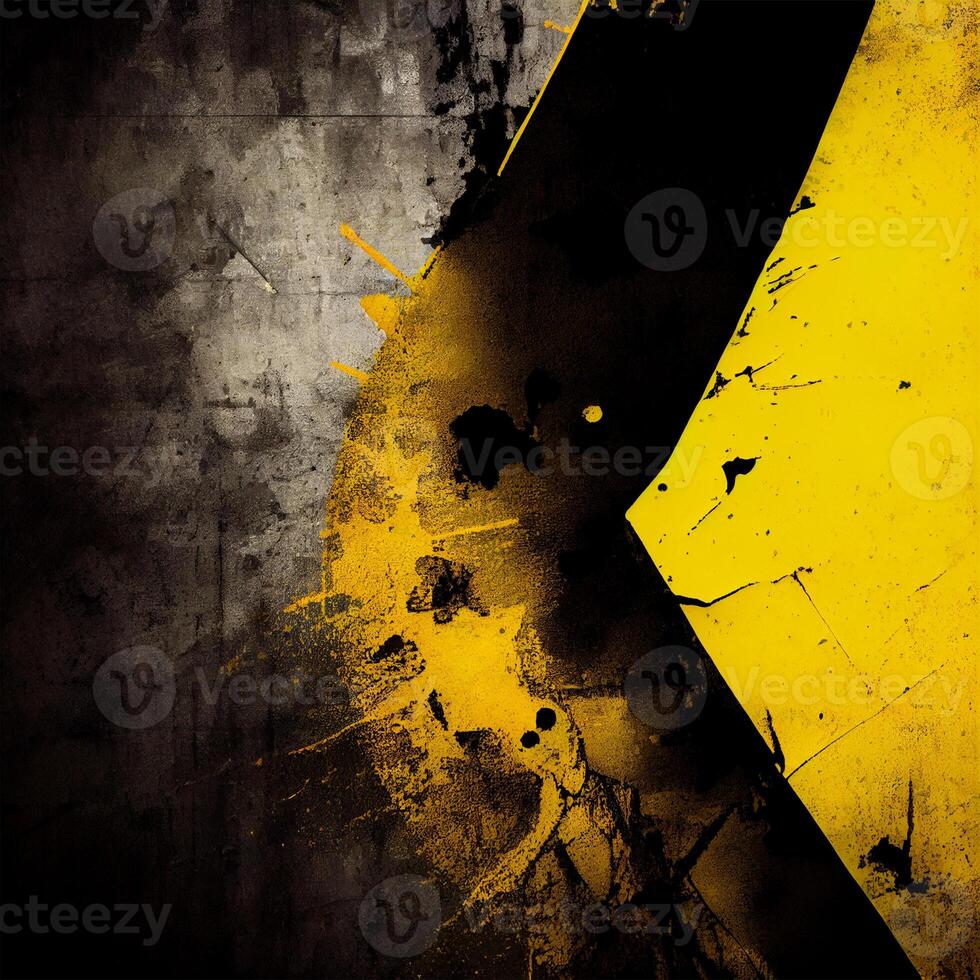 Old texture black yellow background - image photo