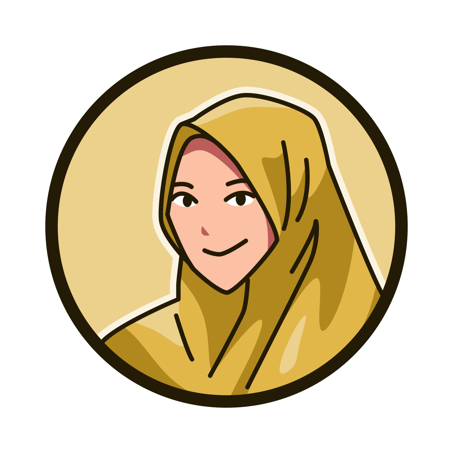 Latest Hijab Cartoon Profile pic