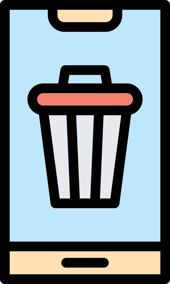 Bin Vector Icon Design Illustration