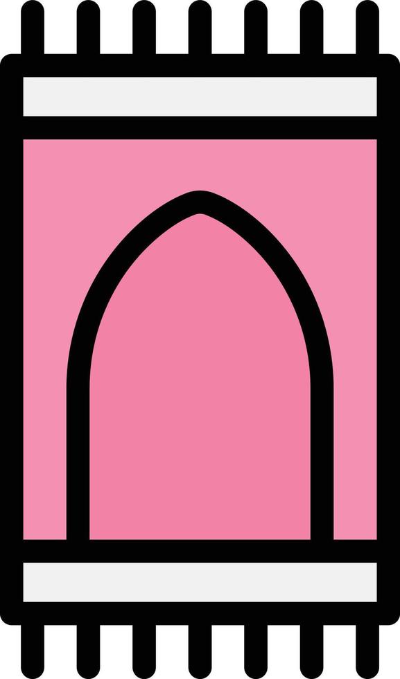 Sajadah Vector Icon Design Illustration