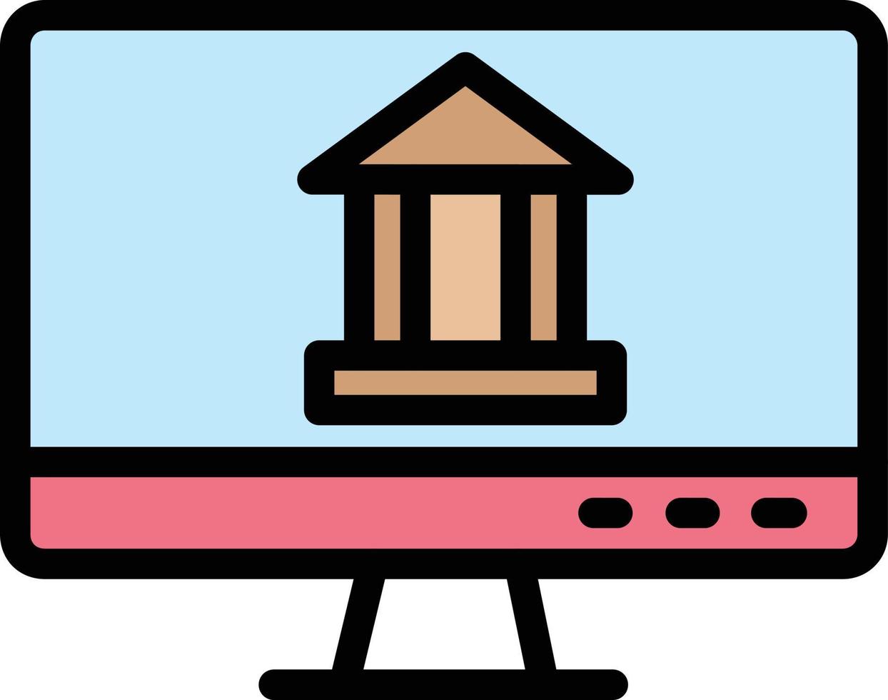 Online banking Vector Icon Design Illustration