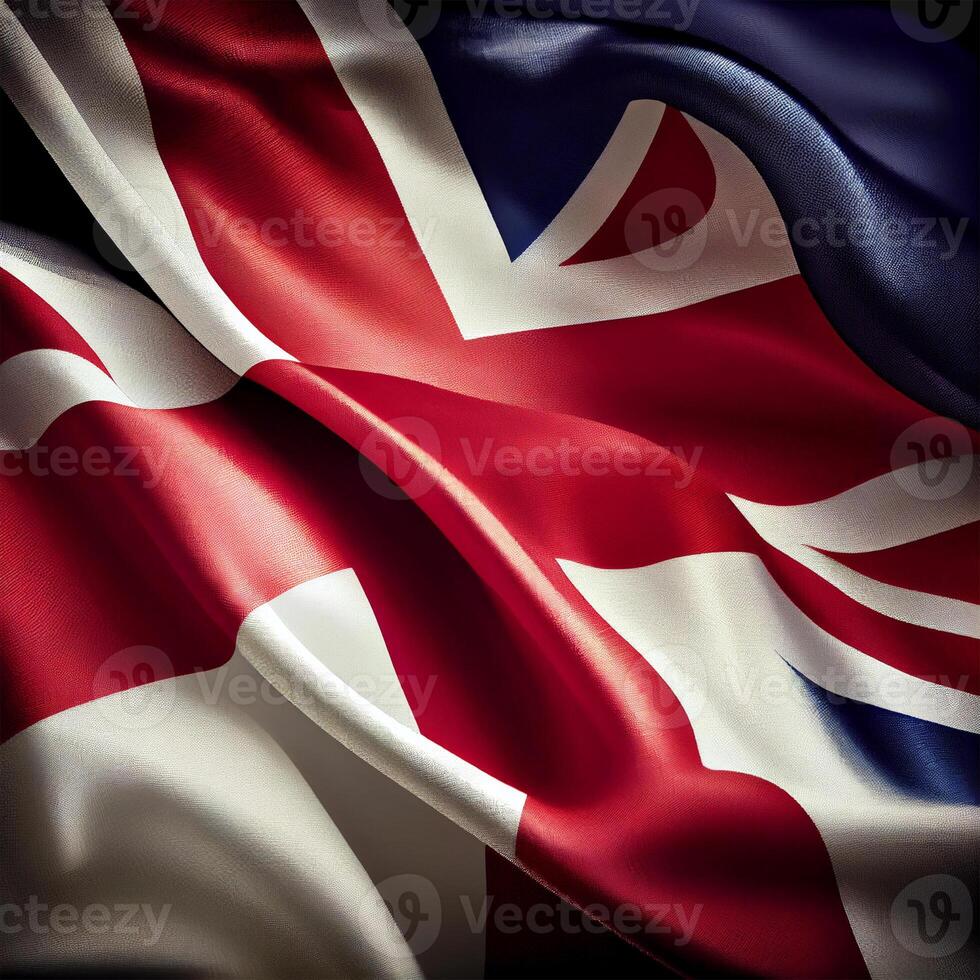 Official flag of the United Kingdom - image photo