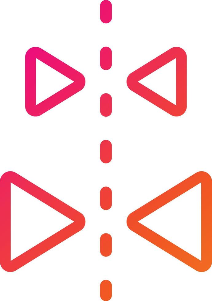 Mirror image Vector Icon Design Illustration